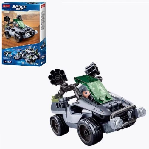 конструктор sluban серия space war космоджип 120 деталей Конструктор Sluban серия Space War Космоджип 120 деталей