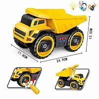 Конструктор-скрутка машина, свет, звук, эл. пит. AG13*3 шт вх. в компл., коробка