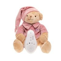 Игрушка DrЁma Мишка с белым и розовым шумом пудровый