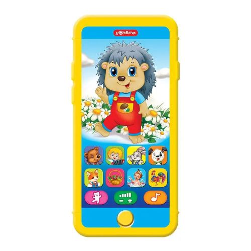 Музыкальная игрушка Азбукварик Плеер песенки Мультяшек Мой друг ёжик фото 2