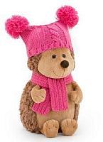 Ежинка Колючка в шапке с двумя помпонами 15