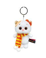 BUDI BASA Кошка Ли-Ли в полосатом шарфе 12см