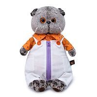 Басик в белом комбинезоне 19 см