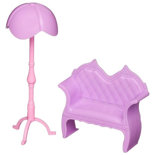 Игровой набор Abtoys В гостях у куклы Розовый совенок чемоданчик с 2 куколками и мебелью, 20,5х5х21см фото 4