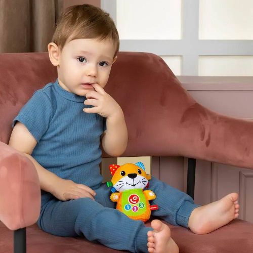 Музыкальная игрушка Азбукварик Телефончик малыша Котик фото 2