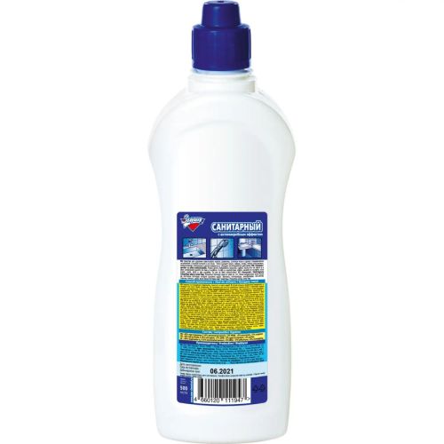 золушка средство для чистки сантехники санитарный 500мл фото 2 Золушка Средство для чистки сантехники Санитарный 500мл фото 2