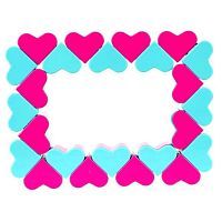 Змейка логическая Сердечки, 24 звена