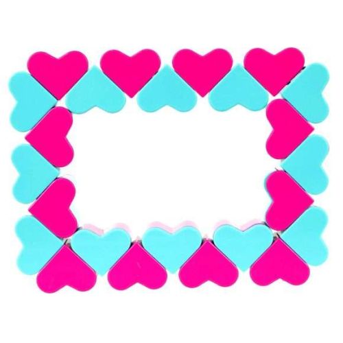 Змейка логическая Сердечки, 24 звена