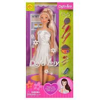 Кукла Defa Lucy В салоне красоты в белом платье 29 см