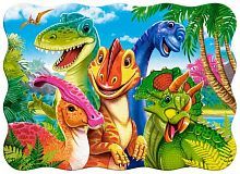 Пазлы 30 Селфи динозавров