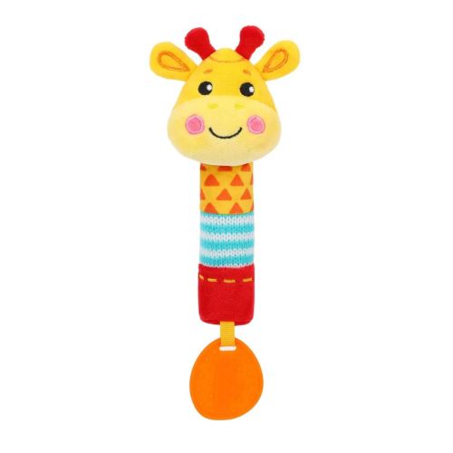 Погремушка-пищалка с прорезывателем Жирафик 939699