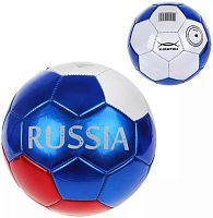 Мяч футбольный X-Match Russia размер 5 покрышка 1 слой 2,7 мм PVC металлик 56489