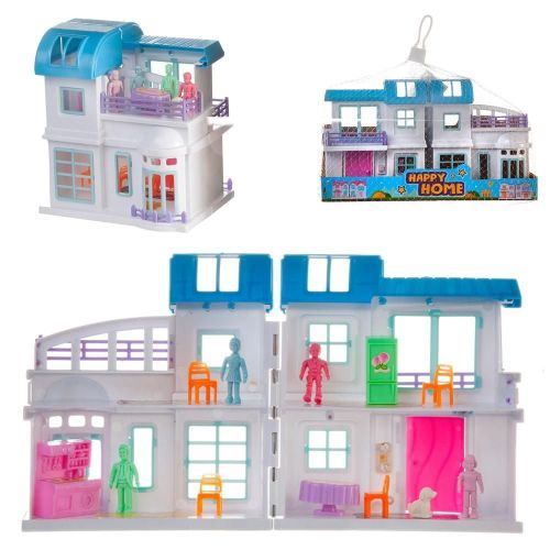 Дом кукольный "Вилла", складной, с фигурками и акссесуарами