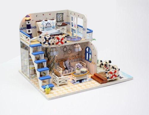 сборная модель hobby day румбокс домик у моря (m032) Сборная модель Hobby Day румбокс Домик у моря (M032)