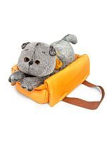 BUDI BASA Кот Басик в сумке-переноске (лежачий) 25см