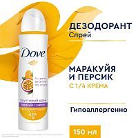 Dove Антиперспирант-аэрозоль Маракуйя-персик 48 ч 150мл