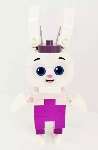 Конструктор блочный On Time Цветняшки Зайчонок Скок 36 деталей 45177 фото 2