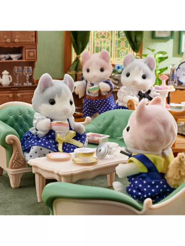 Набор фигурок Sylvanian Families Семья Котов кёрл 2150 фото 2