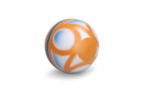 Мяч детский Вертушок 10 см окрашен по трафарету в ассортименте