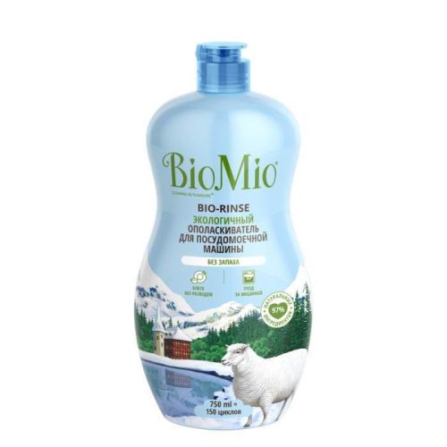 ополаскиватель для посудомоечной машины bio mio bio-rinse 750мл Ополаскиватель для посудомоечной машины BIO MIO BIO-RINSE 750мл