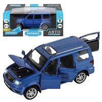 Машинка металлическая Автопанорама 1:26 УАЗ "PATRIOT" синий перламутр