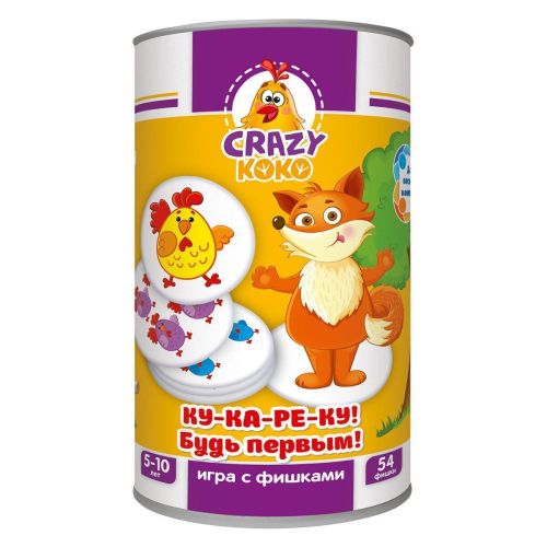 Игра настольная в тубусе "Ку-ка-ре-ку!"