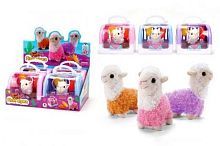 Игрушка мягкая в переноске. Лама в переноске, в дисплее 4 штуки