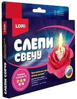 Набор для творчества LORI Слепи свечу "Нежная роза"