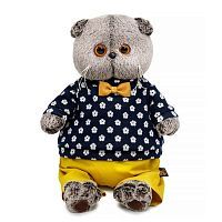 Басик в джемпере в цветочек 25 см