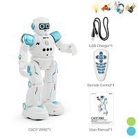 Робот, ИК управление, в комплекте: встроенный аккумулятор, USB шнур, элементы питания АА*2шт. не входят, коробка