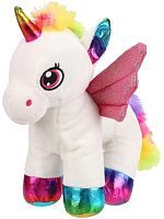 Единорог с крыльями Радуга 25см