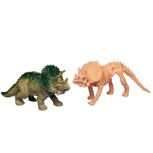 Фигурка Junfa в яйце Динозавр+скелет динозавра 7-9см фото 6