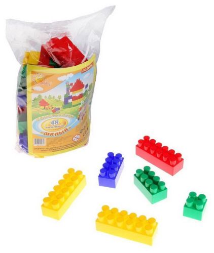 Конструктор "Самоделкин" малый 48 элементов 17,5х15х31 см