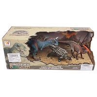 Игровой набор динозавры, 3 предм., коробка