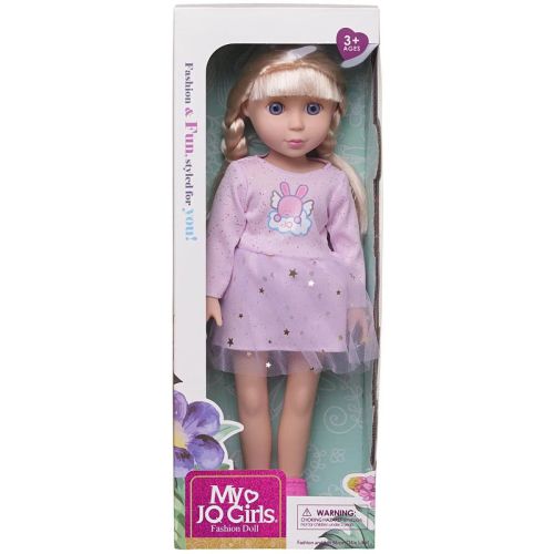 Кукла в бледно-розовом платье 36 см фото 6