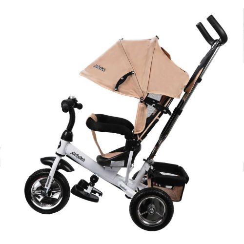 Детский трехколесный велосипед Moby Kids Comfort 10x8 EVA бежевый 641223 фото 2