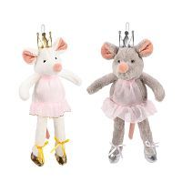 Мышка-принцесса  14(22)см с подвесом, в асс-те