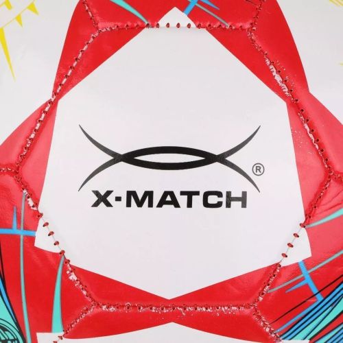 Мяч футбольный X-Match размер 5 покрышка  1 слой PVC 1.6 mm Звёзды 56501 фото 3