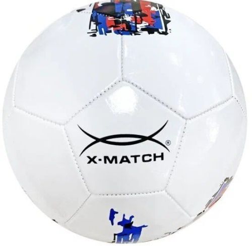 Мяч футбольный X-Match размер 5 покрышка 1 слой 1,6 мм PVC 56464 фото 2