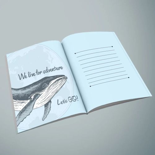 Блокнот Malamalama позитивного настроения. WHALE JOURNAL фото 2