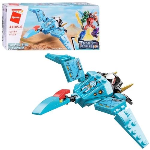 конструктор qman серия trans-collector птеродактиль 77 деталей Конструктор Qman серия Trans-collector Птеродактиль 77 деталей