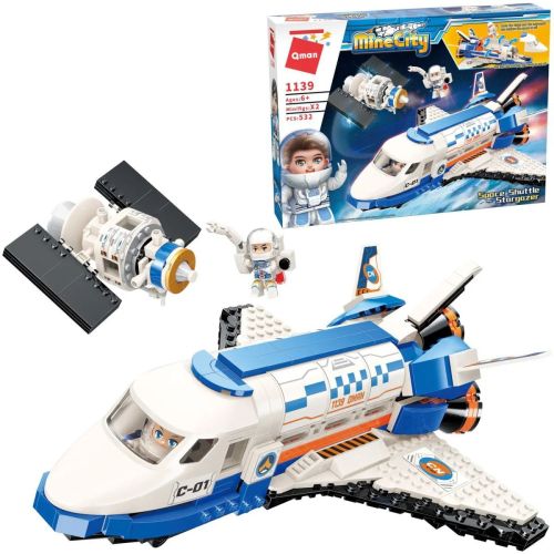 Конструктор Qman серия MineCity Космический шаттл "Звездочет", 532 детали