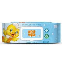 Кря-Кря Салфетки влажные детские алоэ вера, 100 шт