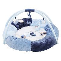 Игровой коврик круглый Nattou Alex&Bibou Ослик и Кролик