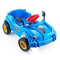 Машина педальная Cool Riders, с клаксоном, синяя