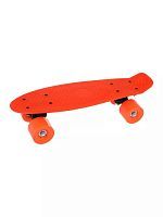 Скейтборд пластиковый 41x12 см оранжевый 636247