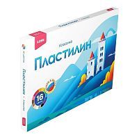 Набор для творчества LORI Пластилин Классика 16 цветов по 20 гр без европодвеса