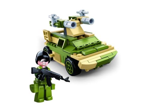 Конструктор Sluban Армия Боевая машина 119 деталей фото 3