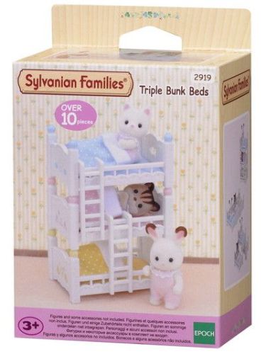 Игровой набор Sylvanian Families Трехъярусная кровать 4448 фото 3