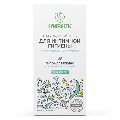 Гель для интимной гигиены SYNERGETIC натуральный 250 мл фото 4